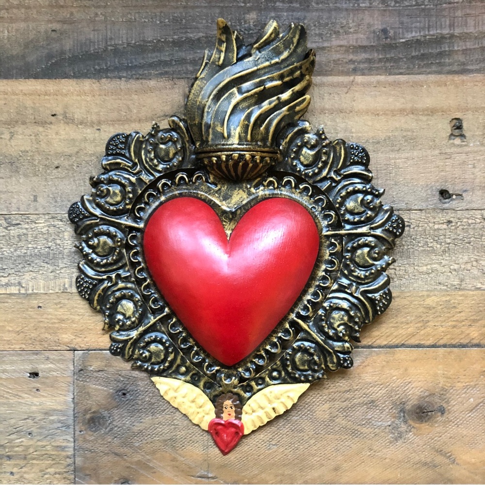 Mexican Heart HandCrafta 8” x 10”